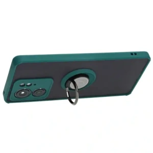 Wholesale Bizon Case Hybrid Ring Motorola Edge 40 smoky with a dark green frame - BIZ3316 - {ean13} - Hurt