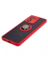 Wholesale Bizon Case Hybrid Ring Motorola Edge 40 smoky with a red frame - BIZ3317 - {ean13} - Hurt