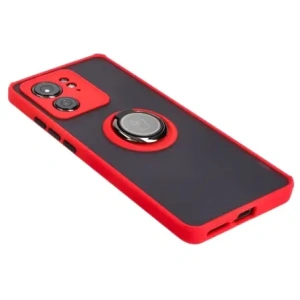 Wholesale Bizon Case Hybrid Ring Motorola Edge 40 smoky with a red frame - BIZ3317 - {ean13} - Hurt