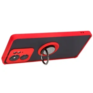 Wholesale Bizon Case Hybrid Ring Motorola Edge 40 smoky with a red frame - BIZ3317 - {ean13} - Hurt