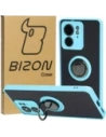 Wholesale Bizon Case Hybrid Ring Motorola Edge 40 smoky with a light blue frame - BIZ3318 - {ean13} - Hurt