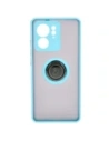 Wholesale Bizon Case Hybrid Ring Motorola Edge 40 smoky with a light blue frame - BIZ3318 - {ean13} - Hurt