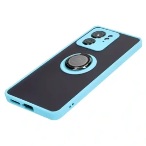 Wholesale Bizon Case Hybrid Ring Motorola Edge 40 smoky with a light blue frame - BIZ3318 - {ean13} - Hurt