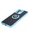 Wholesale Bizon Case Hybrid Ring Motorola Edge 40 smoky with a light blue frame - BIZ3318 - {ean13} - Hurt