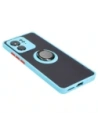 Wholesale Bizon Case Hybrid Ring Motorola Edge 40 smoky with a light blue frame - BIZ3318 - {ean13} - Hurt