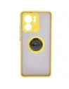 Wholesale Bizon Case Hybrid Ring Motorola Edge 40 smoky with a yellow frame - BIZ3319 - {ean13} - Hurt