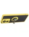 Wholesale Bizon Case Hybrid Ring Motorola Edge 40 smoky with a yellow frame - BIZ3319 - {ean13} - Hurt