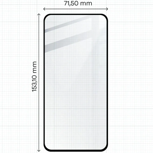 Szkło hartowane Bizon Glass Edge 2 do Samsung Galaxy S23 FE czarne