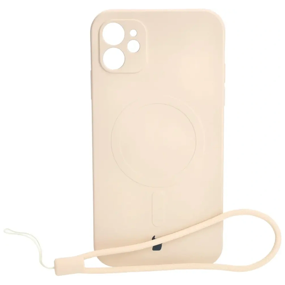 Wholesale Bizon Case Silicone Magnetic Apple iPhone 11 beige - BIZ3324 - {ean13} - Hurt