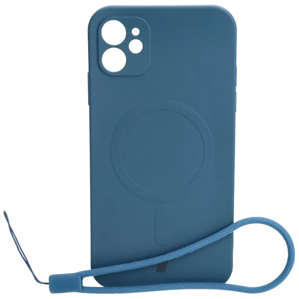 Hurtownia GSM - Bizon Case Silicone Magnetic Apple iPhone 11 haditengerészeti kék - BIZ3326 - {ean13} - Hurt