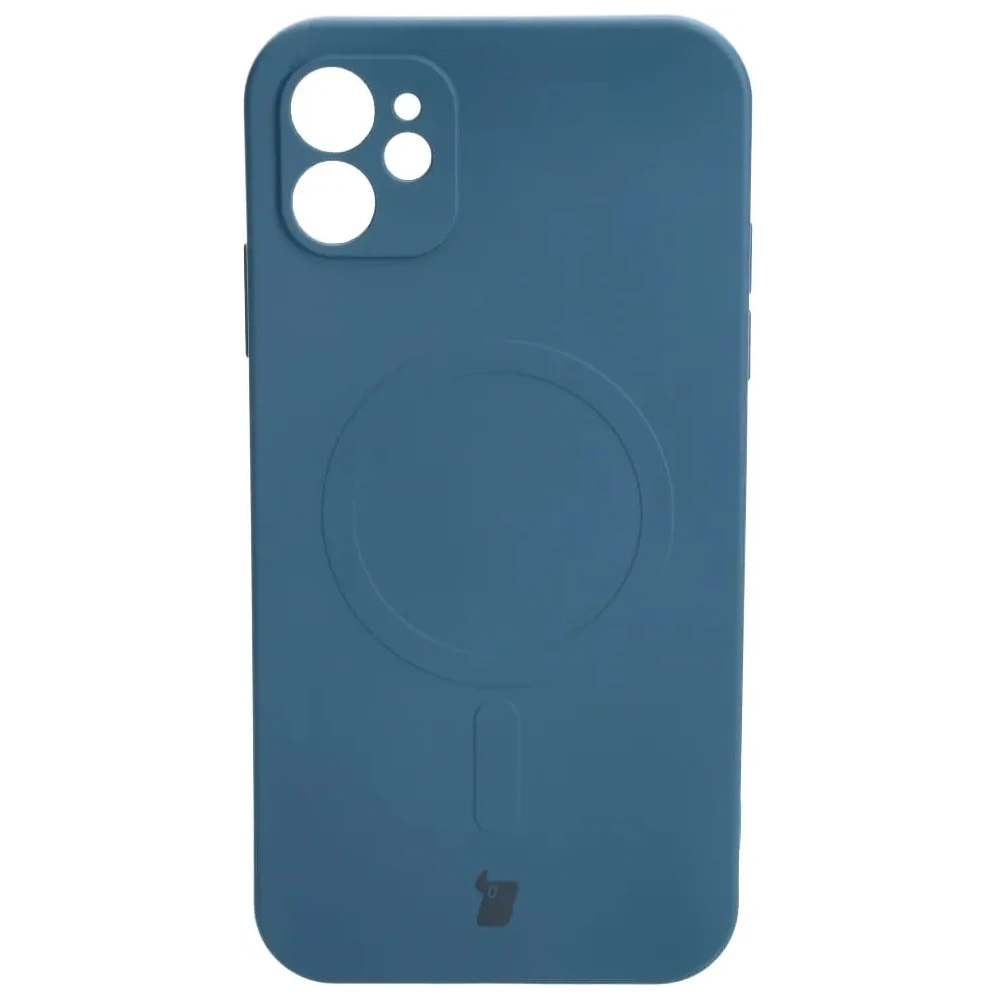 Hurtownia GSM - Bizon Case Silicone Magnetic Apple iPhone 11 albastru închis - BIZ3326 - {ean13} - Hurt