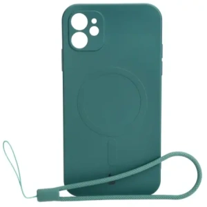 Hurtownia GSM - Bizon Case Silicone Magnetic Apple iPhone 11 verde închis - BIZ3327 - {ean13} - Hurt