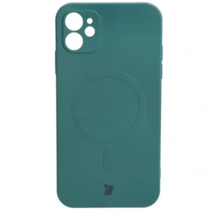 Hurtownia GSM - Bizon Case Silicone Magnetic Apple iPhone 11 verde închis - BIZ3327 - {ean13} - Hurt