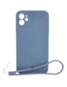 Bizon Case Silicone Magnetic Apple iPhone 11 gri