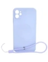 Bizon Case Silicone Magnetic Apple iPhone 11 light purple