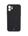 Hurtownia GSM - Silikonové pouzdro s magnetickým kroužkem Bizon Case Silicone Magnetic pro Apple iPhone 12 černé - BIZ3334 - {ean13} - Hurt