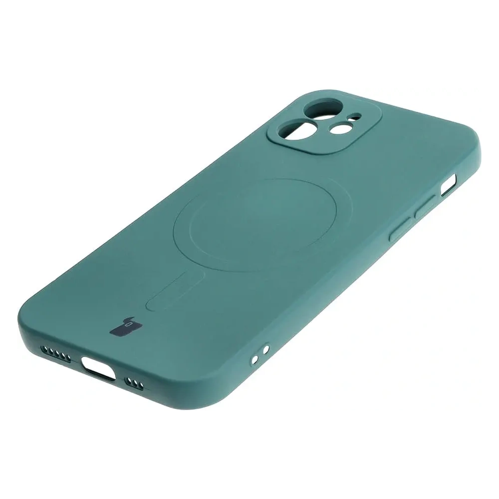 Hurtownia GSM - Bizon tok szilikon Magnetic Apple iPhone 12 sötétzöld - BIZ3335 - {ean13} - Hurt