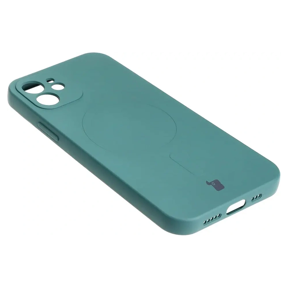 Hurtownia GSM - Bizon tok szilikon Magnetic Apple iPhone 12 sötétzöld - BIZ3335 - {ean13} - Hurt
