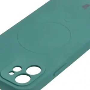 Hurtownia GSM - Bizon tok szilikon Magnetic Apple iPhone 12 sötétzöld - BIZ3335 - {ean13} - Hurt