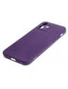 Hurtownia GSM - Etui silikonowe z pierścieniem magnetycznym Bizon Case Silicone Magnetic do Apple iPhone 12 śliwkowe - BIZ3336 - {ean13} - Hurt