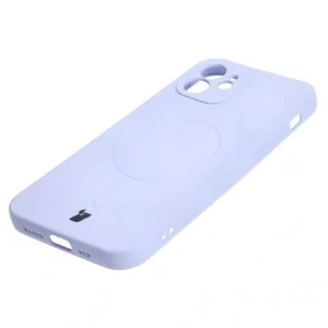 Hurtownia GSM - Etui silikonové s magnetickým kroužkem Bizon Case Silicone Magnetic pro Apple iPhone 12 světle fialové - BIZ3337 - {ean13} - Hurt