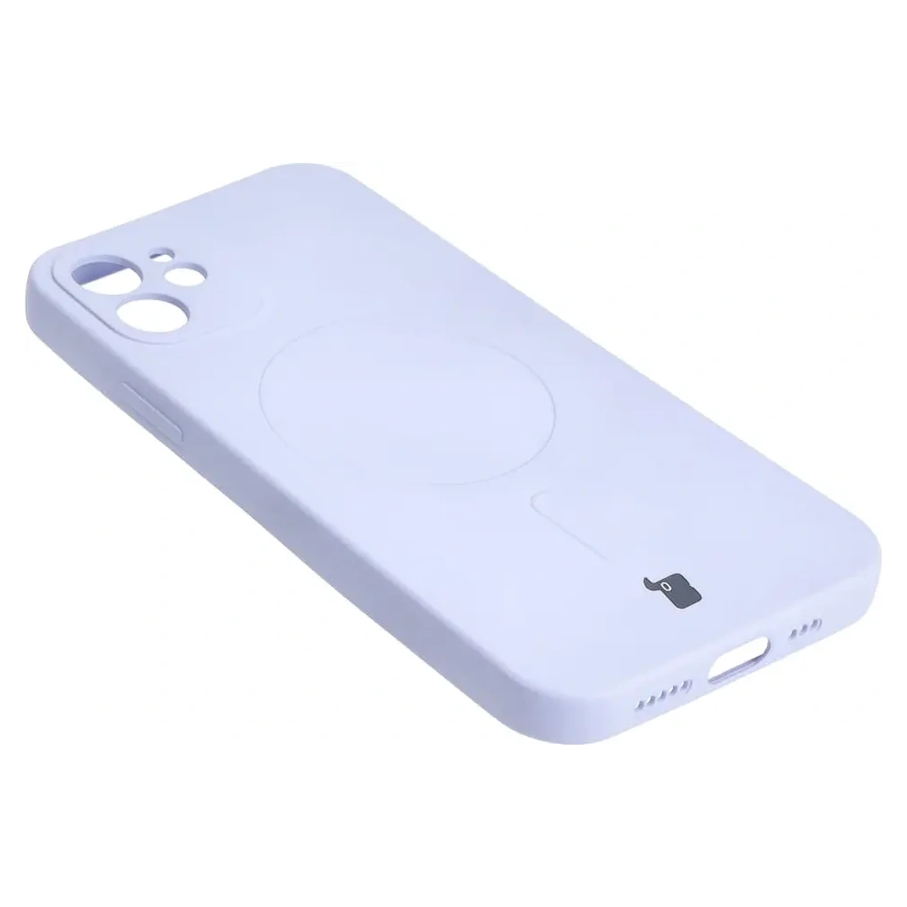 Wholesale Bizon Case Silicone Magnetic Apple iPhone 12 light purple - BIZ3337 - {ean13} - Hurt