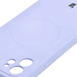 Hurtownia GSM - Etui silikonové s magnetickým kroužkem Bizon Case Silicone Magnetic pro Apple iPhone 12 světle fialové - BIZ3337 - {ean13} - Hurt