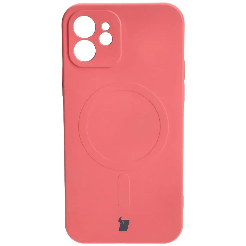 Hurtownia GSM - Bizon Case Silicone Magnetic Apple iPhone 12 piszkos rózsaszín - BIZ3338 - {ean13} - Hurt