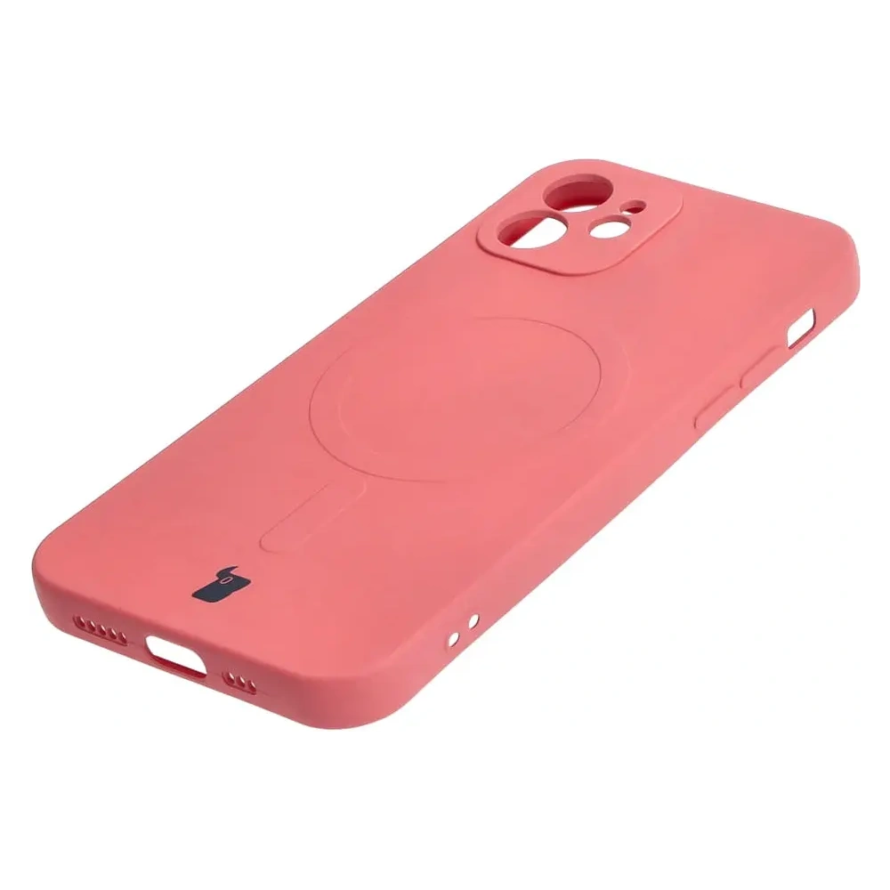 Hurtownia GSM - Bizon Case Silicone Magnetic Apple iPhone 12 piszkos rózsaszín - BIZ3338 - {ean13} - Hurt