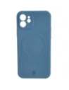 Hurtownia GSM - Etui silikonowe z pierścieniem magnetycznym Bizon Case Silicone Magnetic do Apple iPhone 12 granatowe - BIZ3339 - {ean13} - Hurt