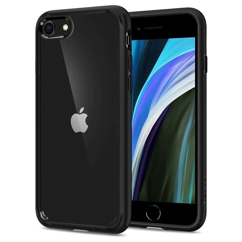 Hurtownia GSM - Etui Spigen Ultra Hybrid Apple iPhone SE 2022/SE 2020/8/7 Black - SPN1051BLK - {ean13} - Hurt
