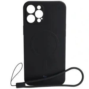 Wholesale Bizon Case Silicone Magnetic Apple iPhone 12 Pro Max black - BIZ3340 - {ean13} - Hurt