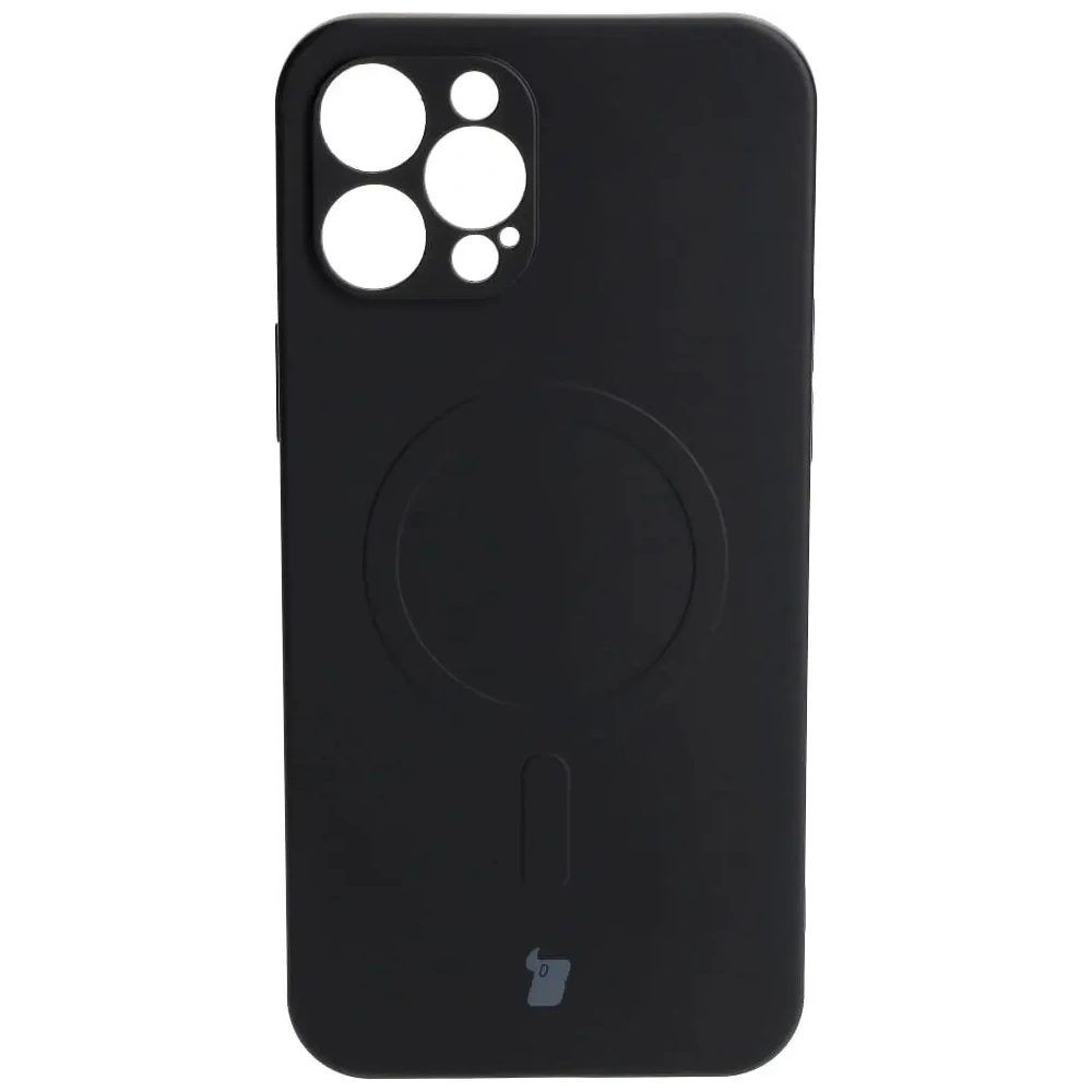 Wholesale Bizon Case Silicone Magnetic Apple iPhone 12 Pro Max black - BIZ3340 - {ean13} - Hurt