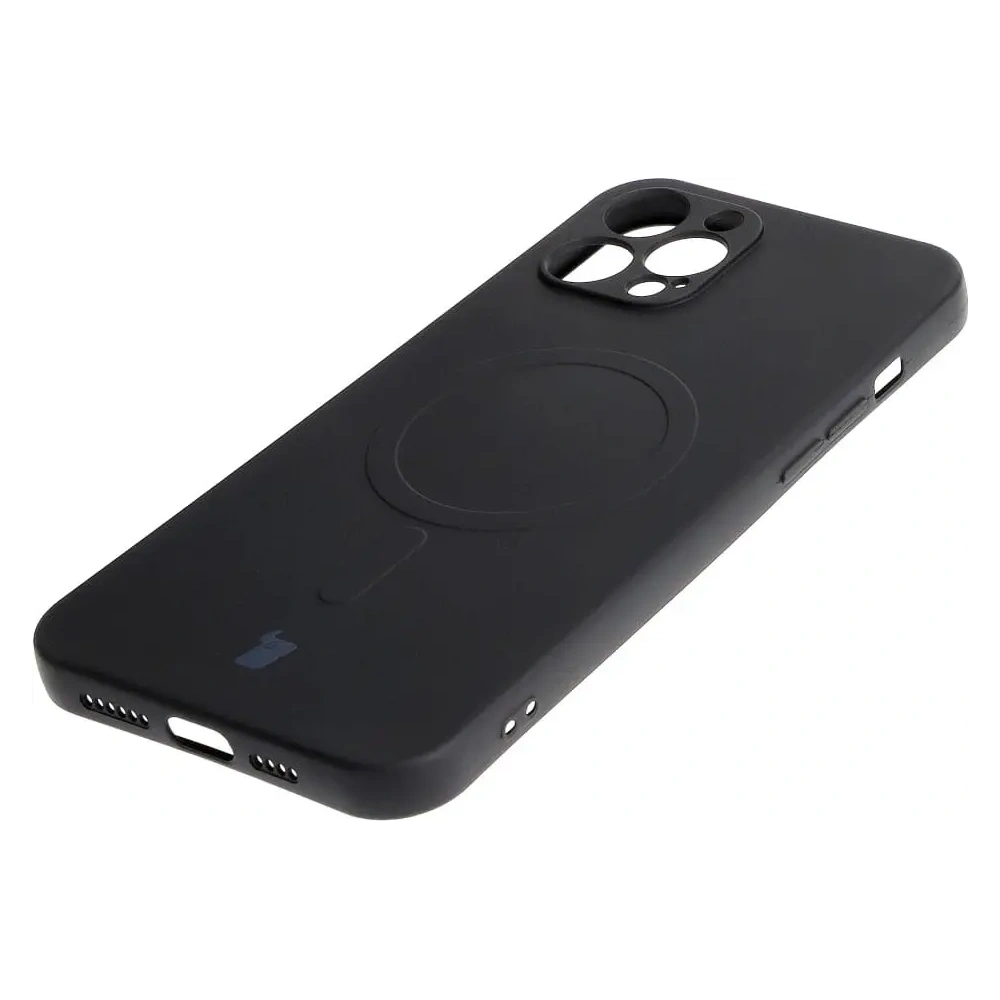 Wholesale Bizon Case Silicone Magnetic Apple iPhone 12 Pro Max black - BIZ3340 - {ean13} - Hurt
