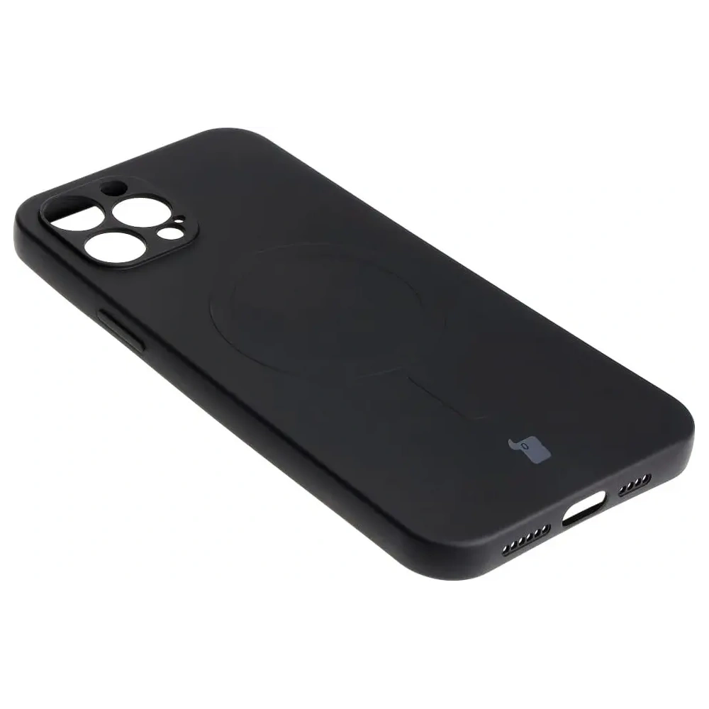 Wholesale Bizon Case Silicone Magnetic Apple iPhone 12 Pro Max black - BIZ3340 - {ean13} - Hurt