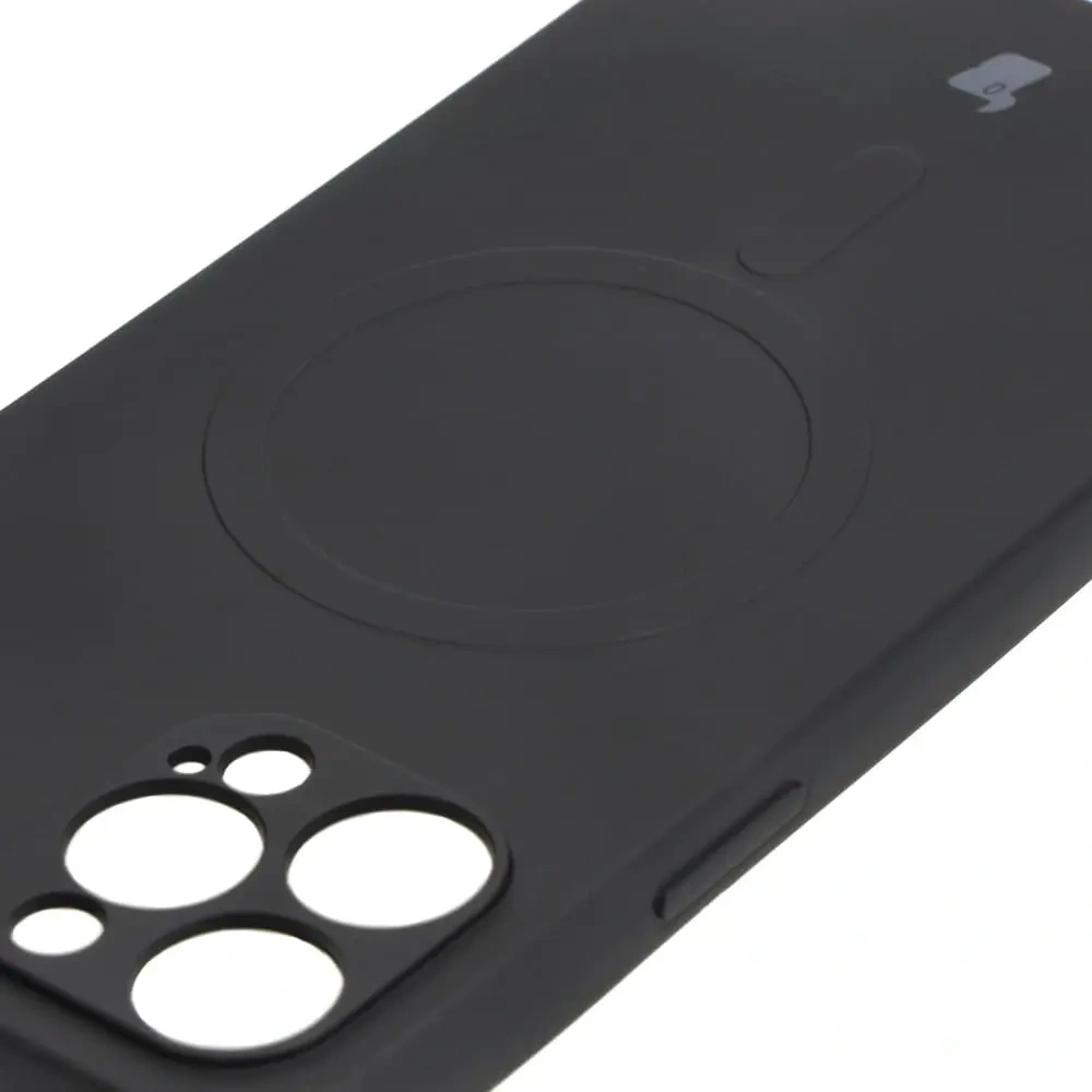 Wholesale Bizon Case Silicone Magnetic Apple iPhone 12 Pro Max black - BIZ3340 - {ean13} - Hurt