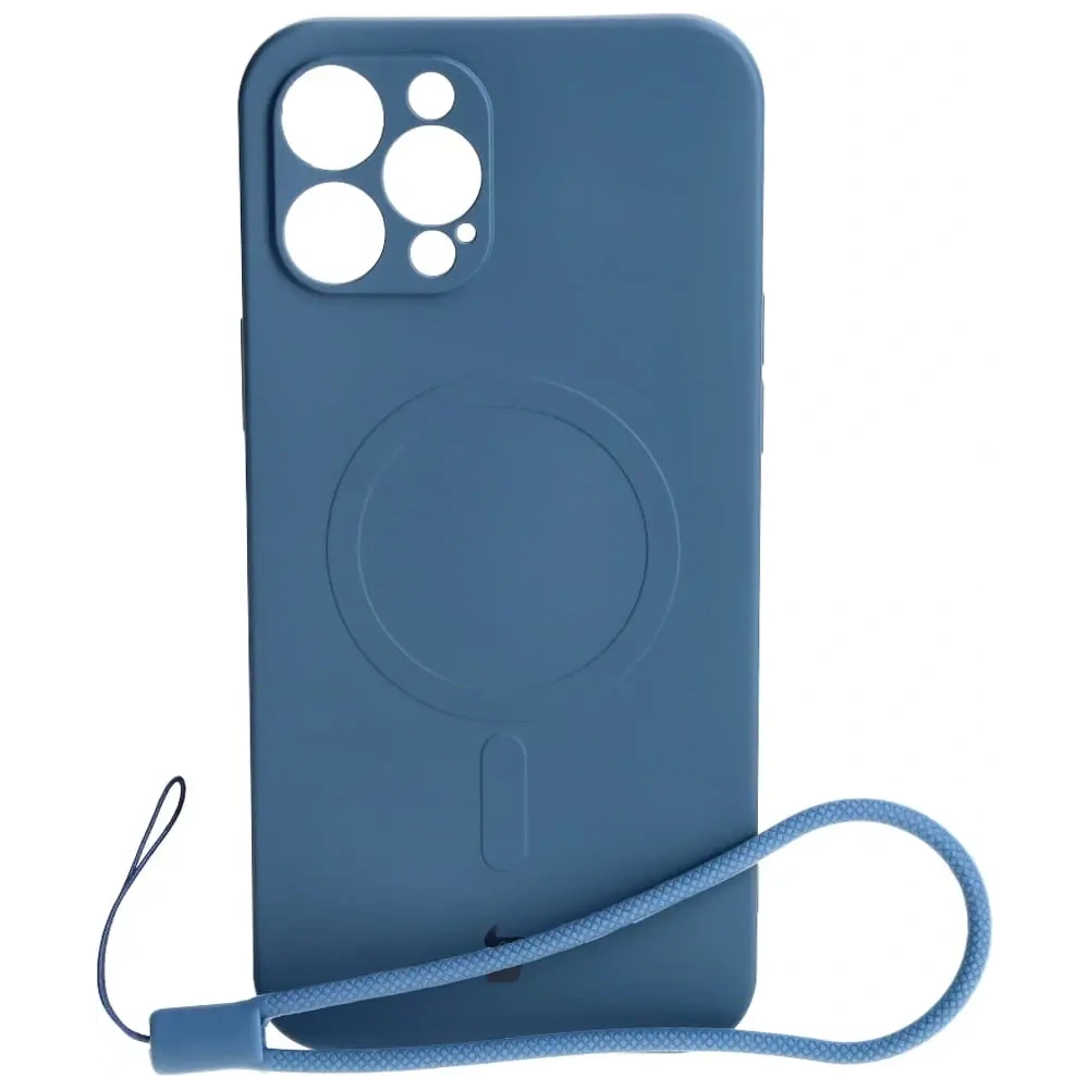 Hurtownia GSM - Bizon Case Silicone Magnetic Apple iPhone 12 Pro Max sötétkék - BIZ3341 - {ean13} - Hurt
