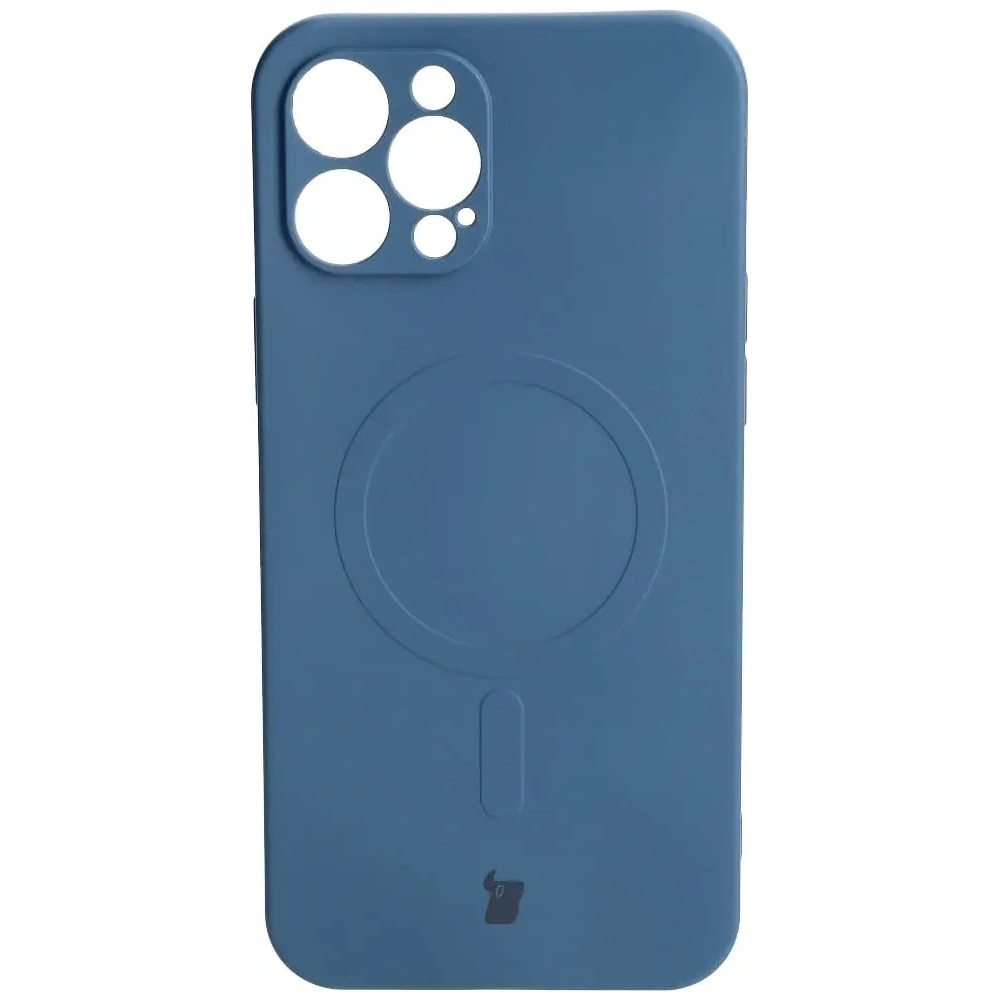 Hurtownia GSM - Bizon Case Silicone Magnetic Apple iPhone 12 Pro Max sötétkék - BIZ3341 - {ean13} - Hurt