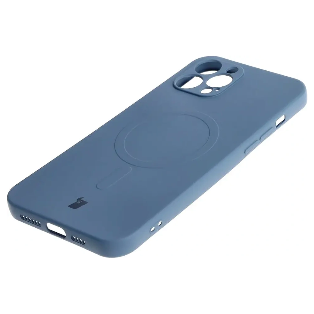 Hurtownia GSM - Bizon Case Silicone Magnetic Apple iPhone 12 Pro Max sötétkék - BIZ3341 - {ean13} - Hurt
