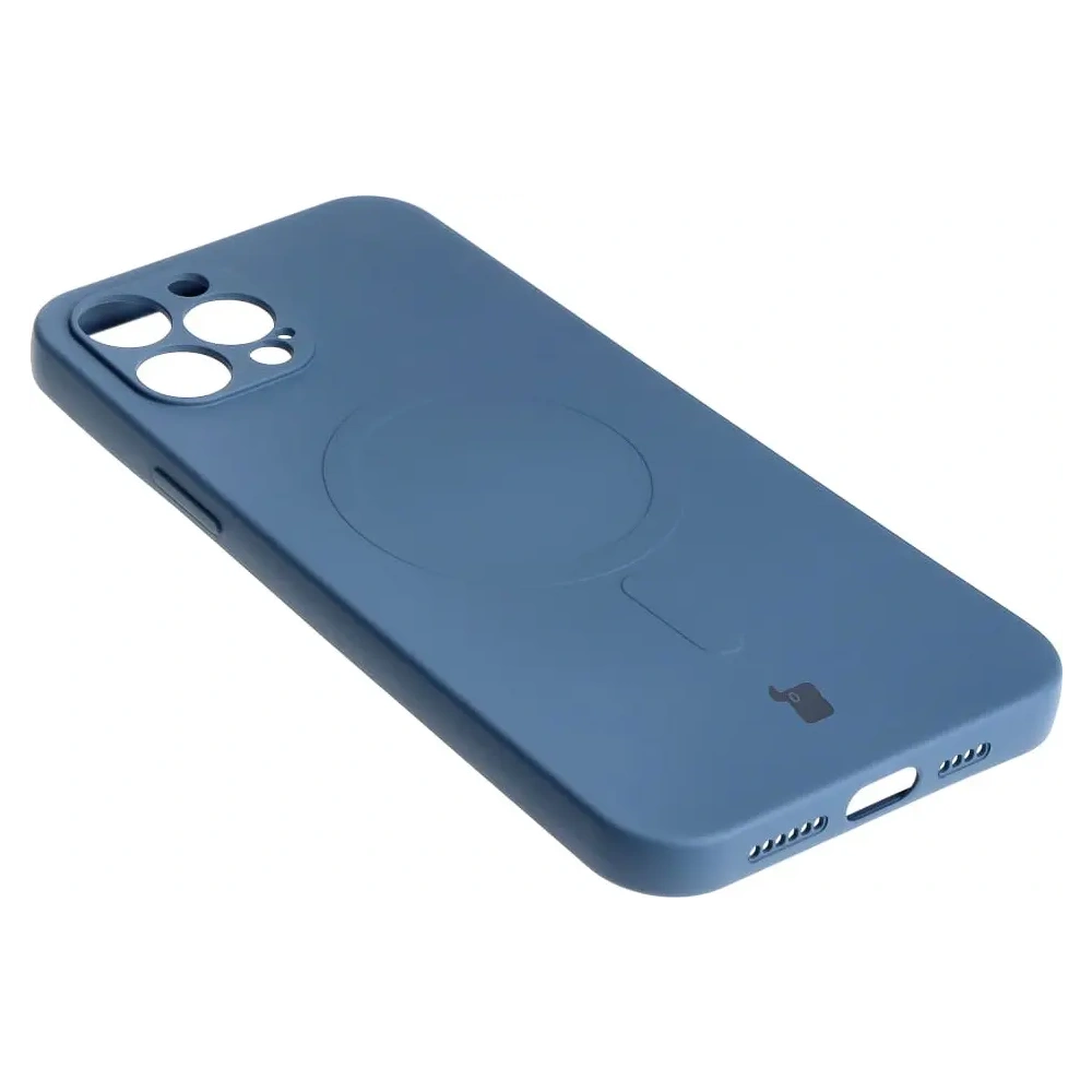 Hurtownia GSM - Bizon Case Silicone Magnetic Apple iPhone 12 Pro Max sötétkék - BIZ3341 - {ean13} - Hurt