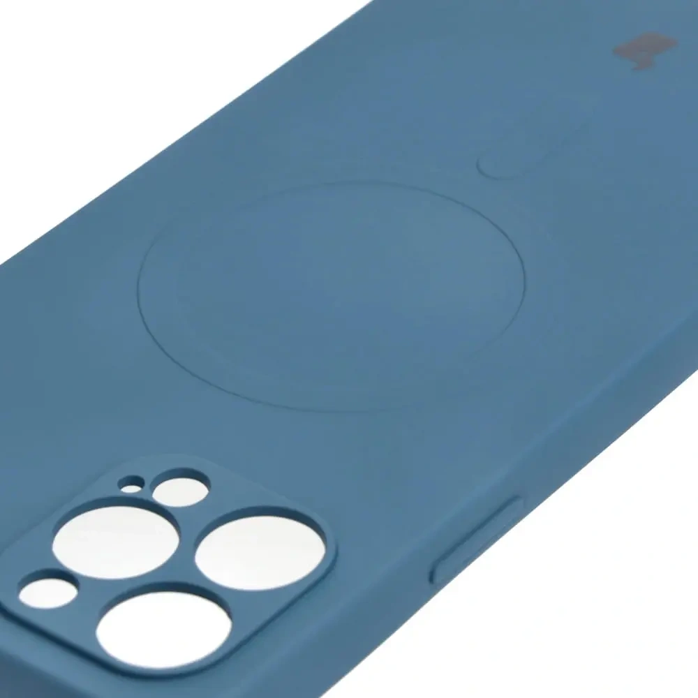 Hurtownia GSM - Bizon Case Silicone Magnetic Apple iPhone 12 Pro Max albastru marin - BIZ3341 - {ean13} - Hurt