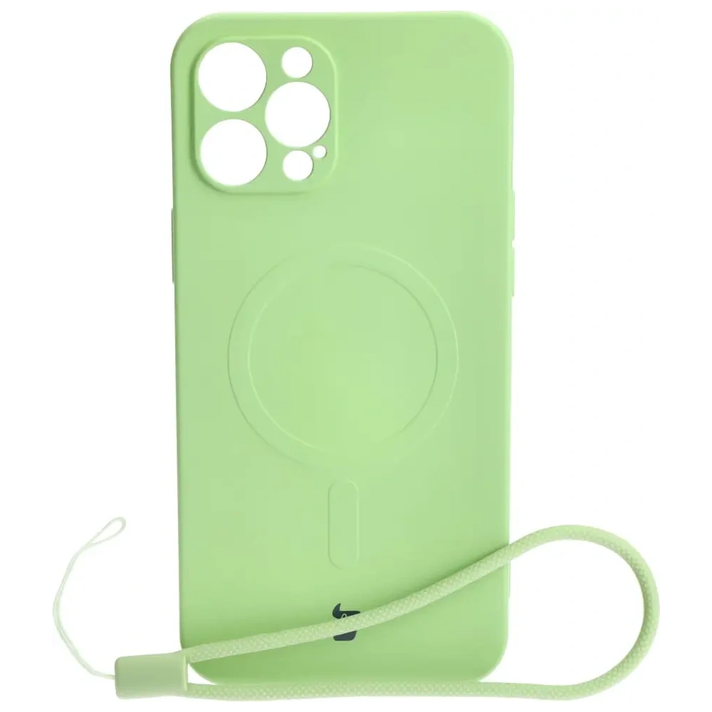 Hurtownia GSM - Bizon Case Silicone Magnetic Apple iPhone 12 Pro Max világos zöld - BIZ3342 - {ean13} - Hurt