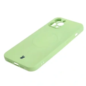 Hurtownia GSM - Etui silikonové s magnetickým kroužkem Bizon Case Silicone Magnetic pro Apple iPhone 12 Pro Max jasně zelené - BIZ3342 - {ean13} - Hurt