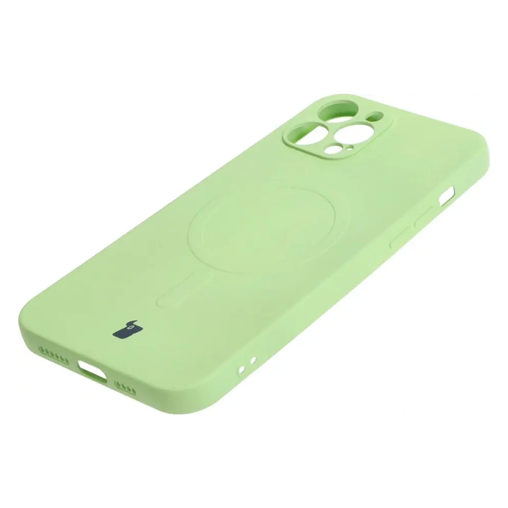 Hurtownia GSM - Bizon Case Silicone Magnetic Apple iPhone 12 Pro Max világos zöld - BIZ3342 - {ean13} - Hurt