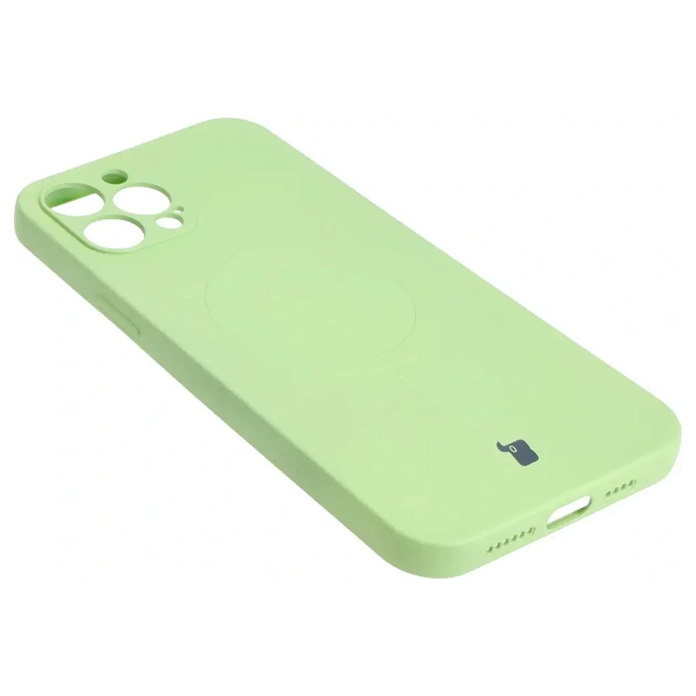 Hurtownia GSM - Bizon Case Silicone Magnetic Apple iPhone 12 Pro Max világos zöld - BIZ3342 - {ean13} - Hurt