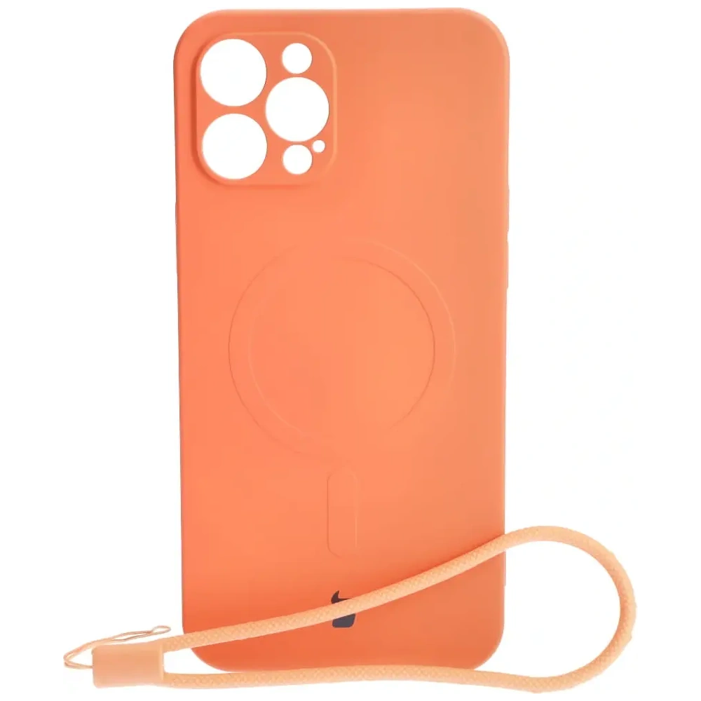 Wholesale Bizon Case Silicone Magnetic Apple iPhone 12 Pro Max carrot - BIZ3343 - {ean13} - Hurt