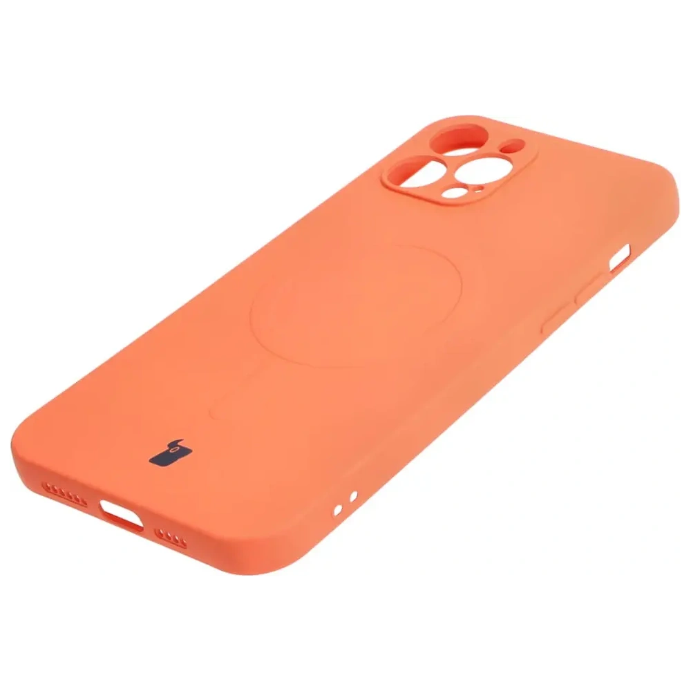 Wholesale Bizon Case Silicone Magnetic Apple iPhone 12 Pro Max carrot - BIZ3343 - {ean13} - Hurt