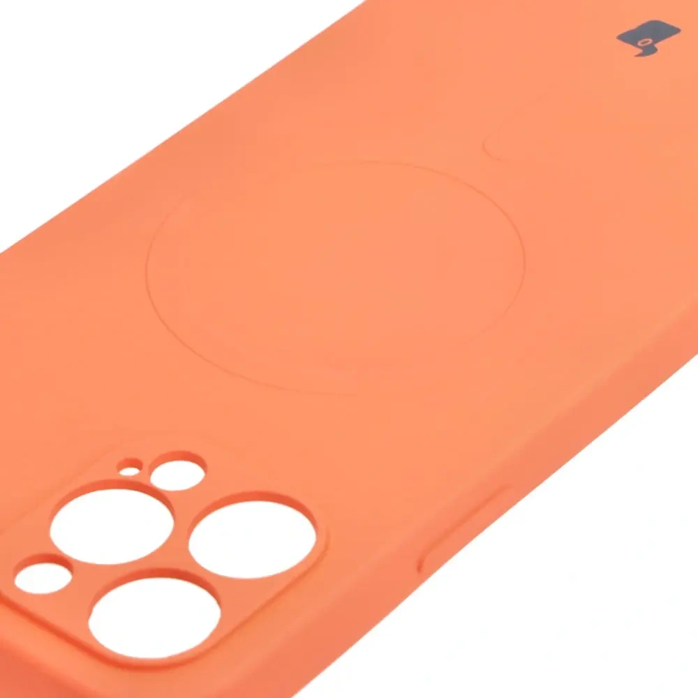 Wholesale Bizon Case Silicone Magnetic Apple iPhone 12 Pro Max carrot - BIZ3343 - {ean13} - Hurt