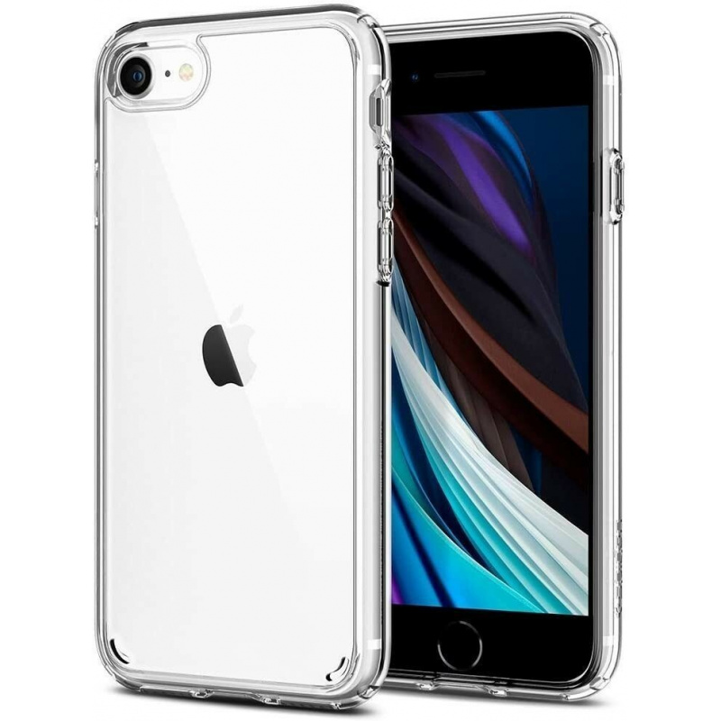 Hurtownia Spigen - 8809466649912 - SPN1052CL - Etui Spigen Ultra Hybrid Apple iPhone SE 2022/SE 2020/8/7 Crystal Clear - B2B homescreen