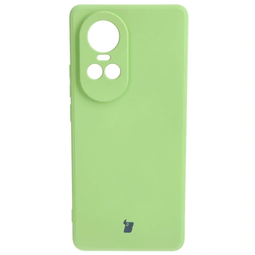 Etui Bizon Case Silicone Sq do Oppo Reno 10 Pro 5G jasnozielone